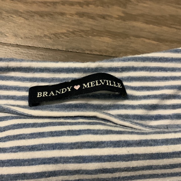 Brandy Melville Striped Tee - Picture 2 of 4